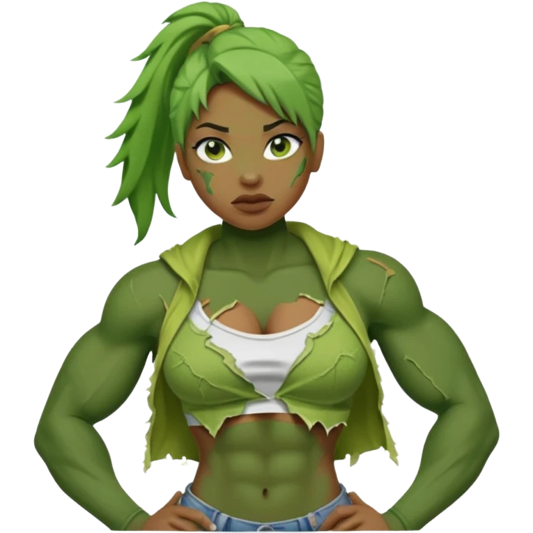 hulk de mulher maravilh emoji
