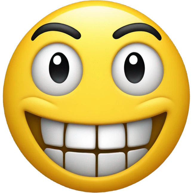 yellow emoji evil laughing  emoji
