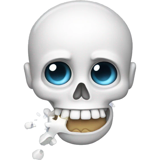 broken bone with oxygen emoji