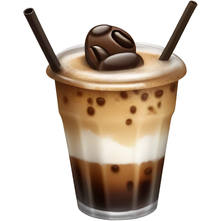Ice coffee emoji