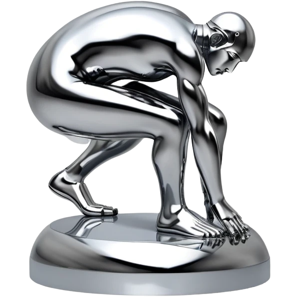 sorayama Sisyphus sculpture emoji