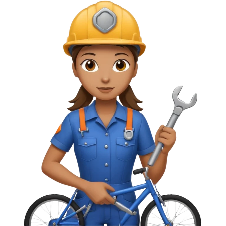woman Bike Repair Mechanic emoji