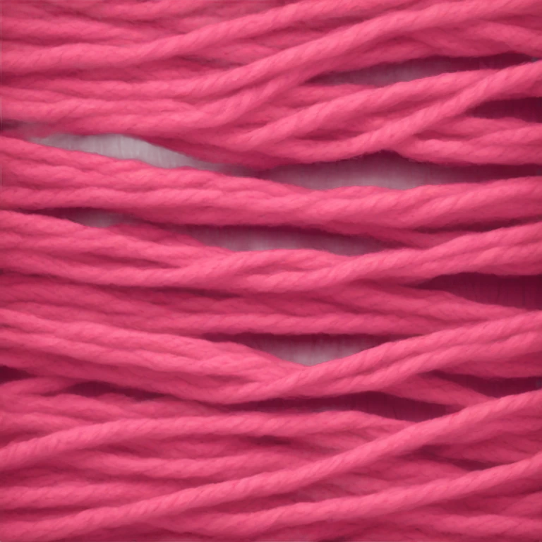 Pink yarn skein emoji form emoji