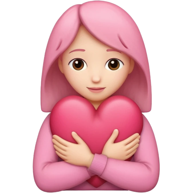 heart hug emoji