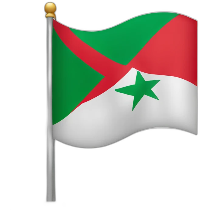 Le Drapeau du Maroc et le drapeau de la Palestine emoji