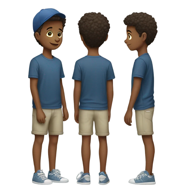 boys in casual outdoor attire emoji