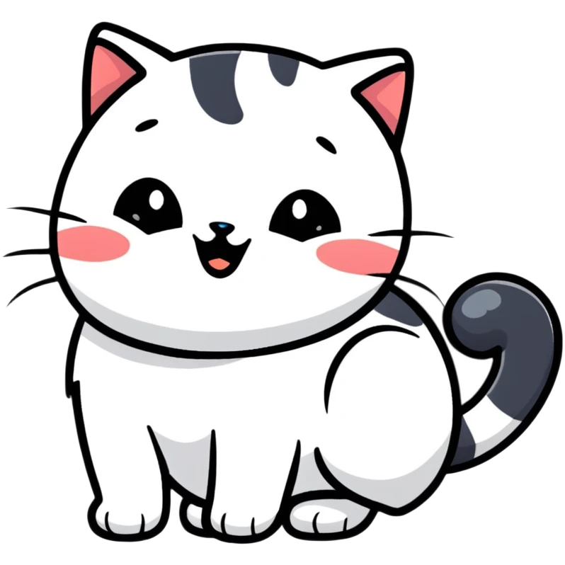 playful cat winking emoji
