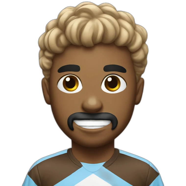 poop face with lazio shirt emoji