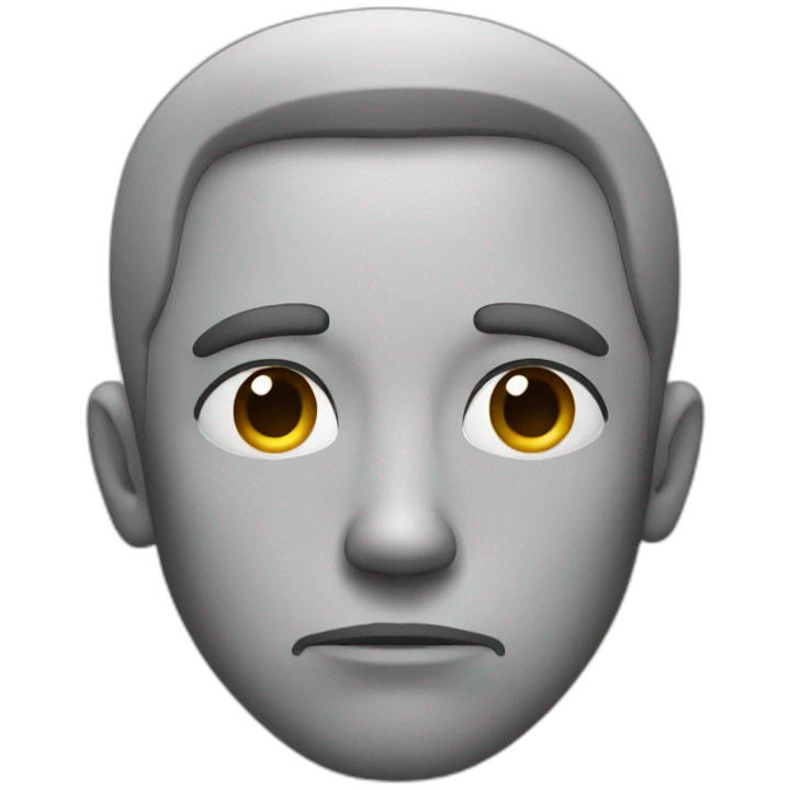 very sad man with a tear emoji