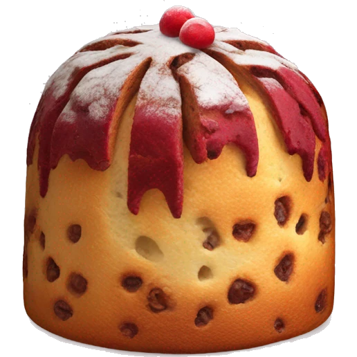 Red velvet panettone  emoji