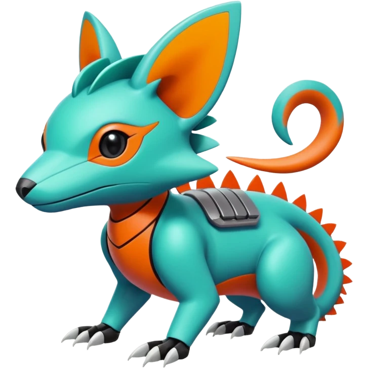  exotic tropical cyber-Sleuth-Loyd-Garmaddon-Litten-Linoone-Noibat-Fakémon-Pokémon-Vernid-creature emoji