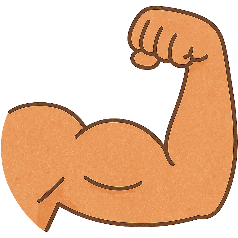 small biceps emoji