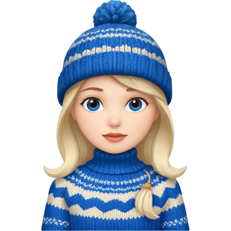 woman winter dress and hat emoji