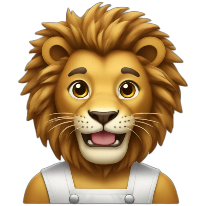 lion cook emoji
