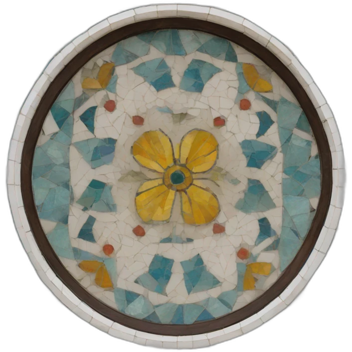 Inlay mosaic  window emoji