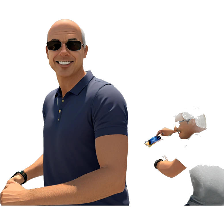 boys enjoying sunny city day emoji
