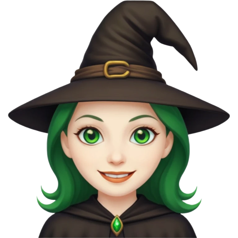 Witch smile emoji