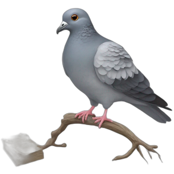 Really Dead pigeon society emoji