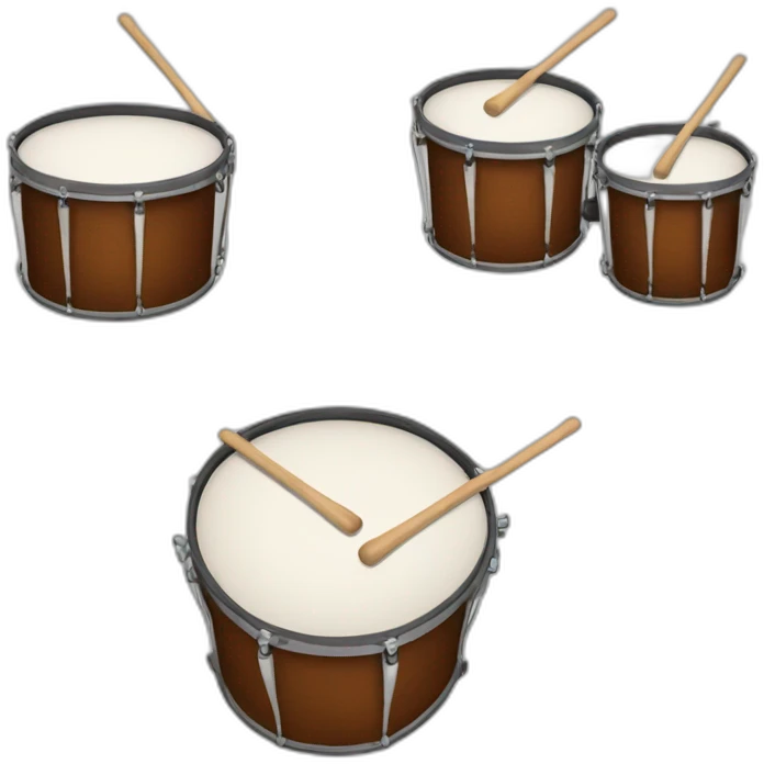 tenor drum marching  emoji