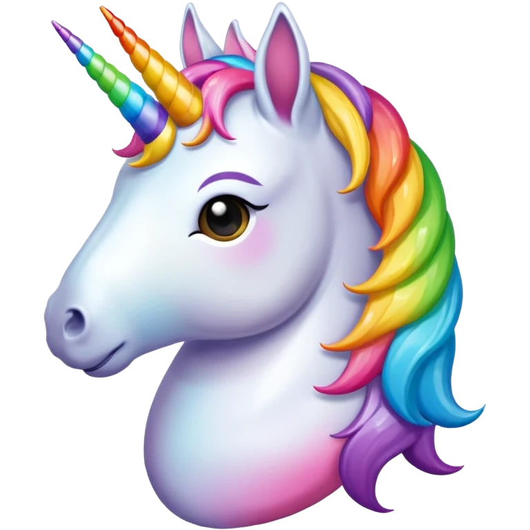 Un unicornio vomitando emoji