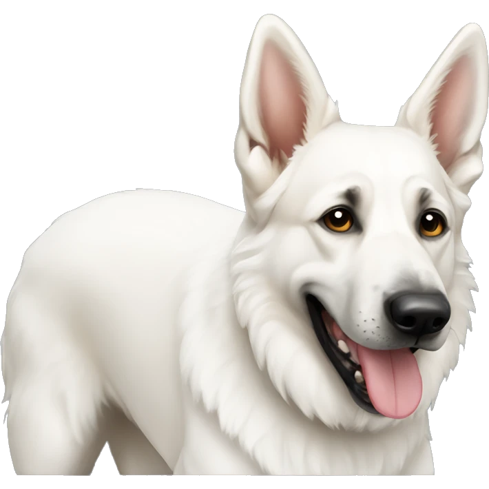 white german shepard emoji