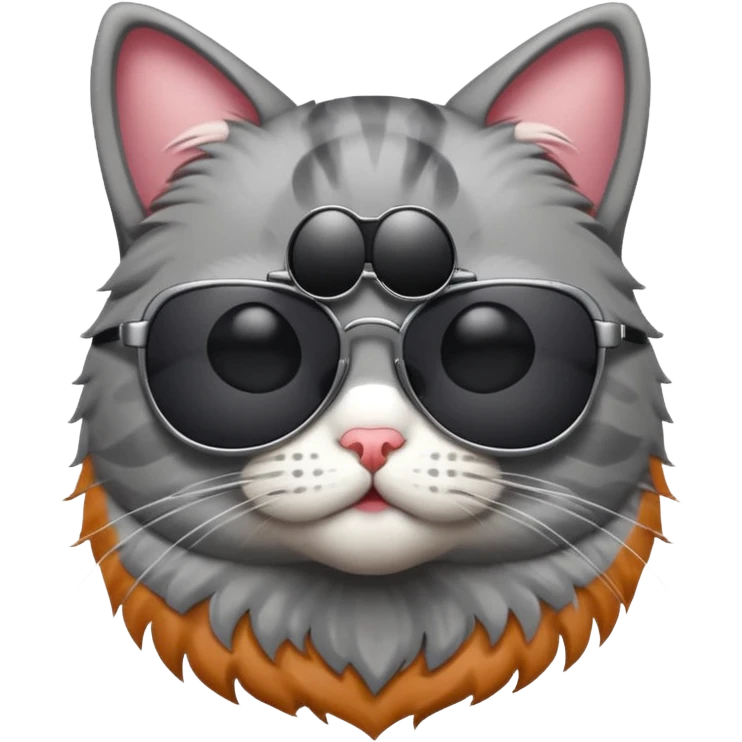 Cat wearing sunglasses emoji