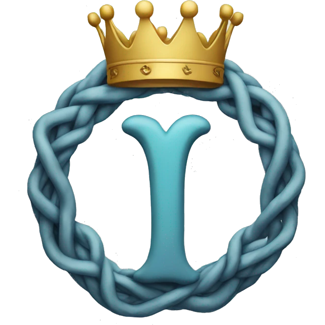 infinite logo and crown emoji