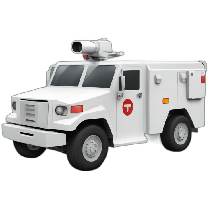 riot control vehicle emoji