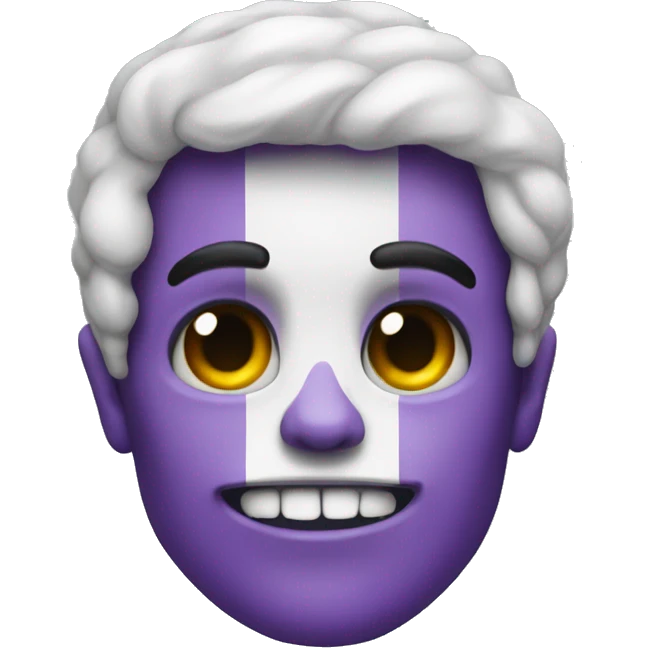A mixture between the skull emoji and the gay pride emoji emoji
