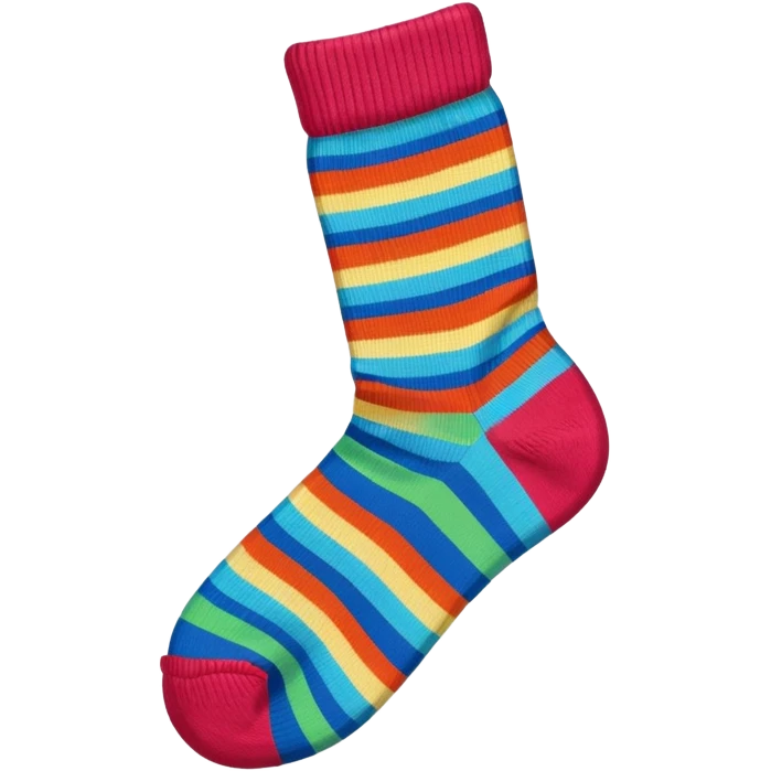 Striped sock emoji