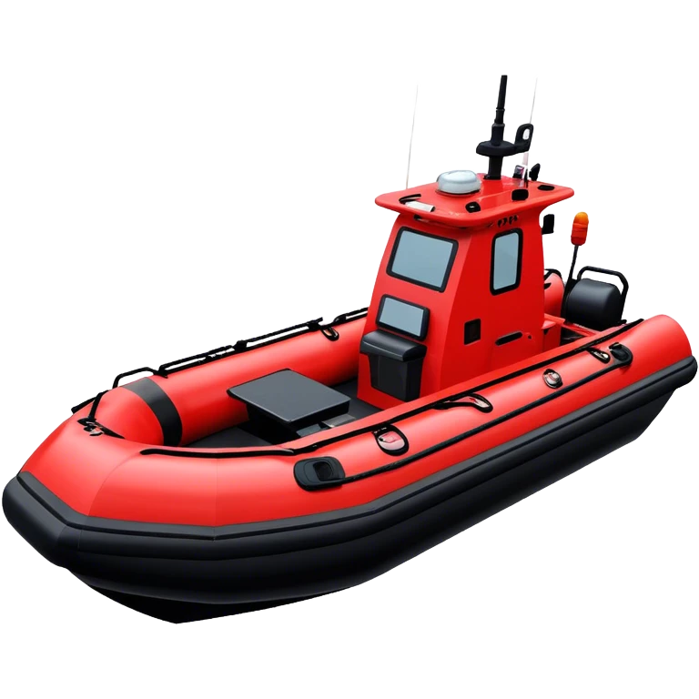 Rescue Boat - Zodiac Pro 850 (Model Year: 2022) (Iconic colour: Red and black) emoji