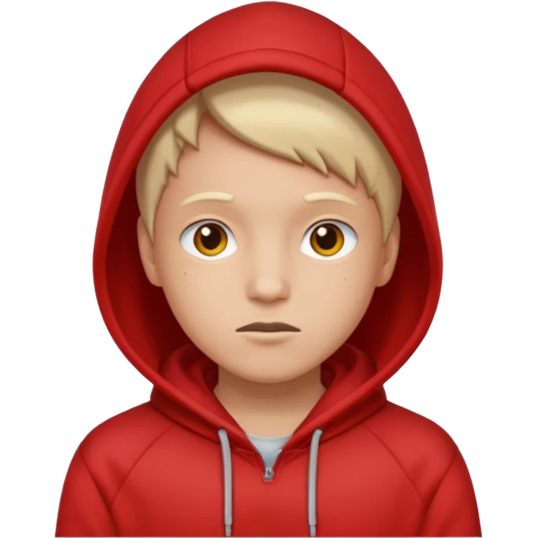 only red hoodie emoji