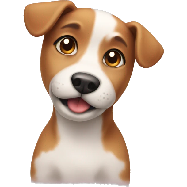 Cute dog emoji