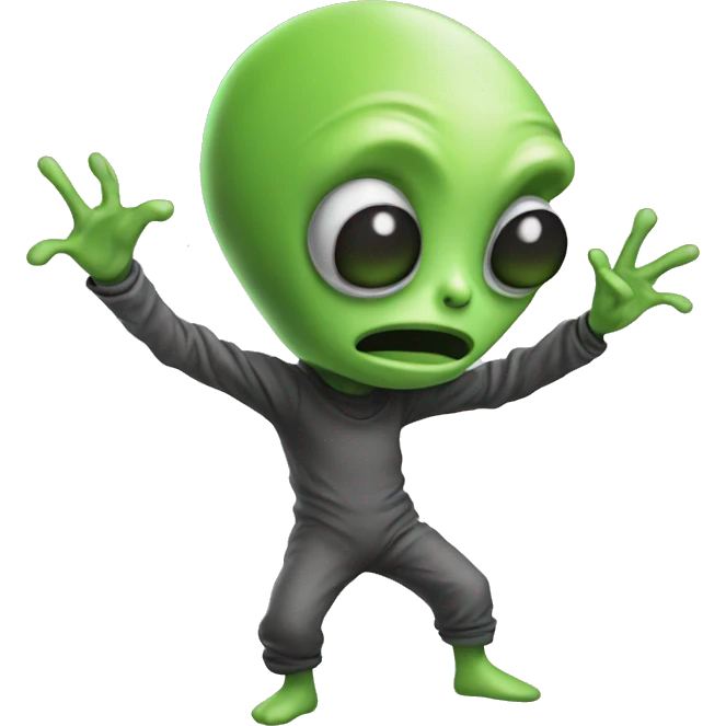 alien dab emoji
