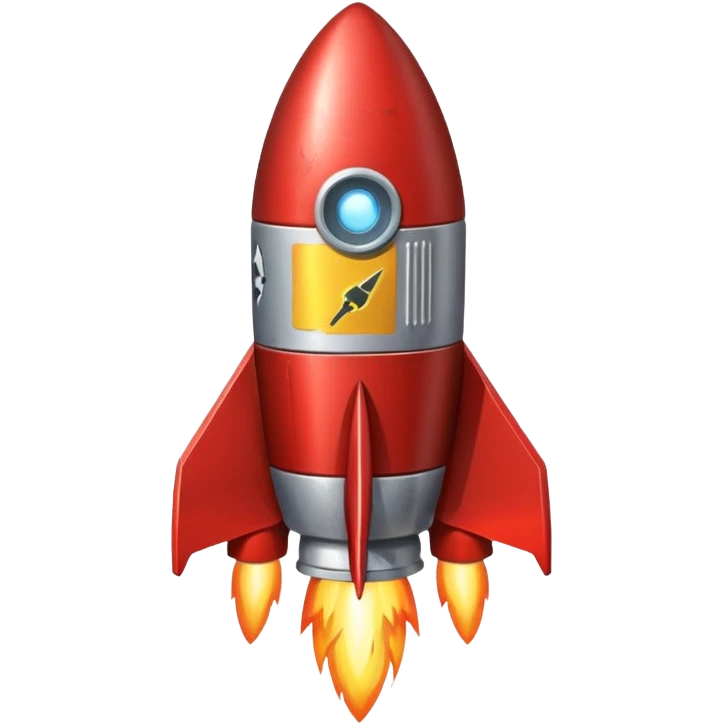 a blocked rocket emoji