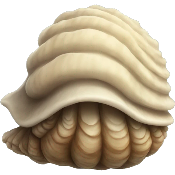 Hairy shell emoji