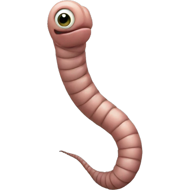worm emoji