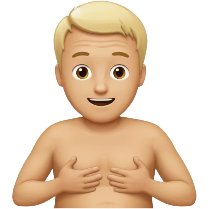 A character related to Run Forrest Run to make a joke to a henpecked friend of ours, a blonde with a potbellied belly who resembles the Recep Ivedik type with his hair a little bald in the front emoji
