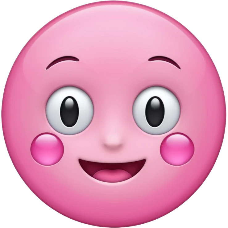 circulo + color rosa. NO cara ni nada, SOLO EL CIRCULO ROSA emoji