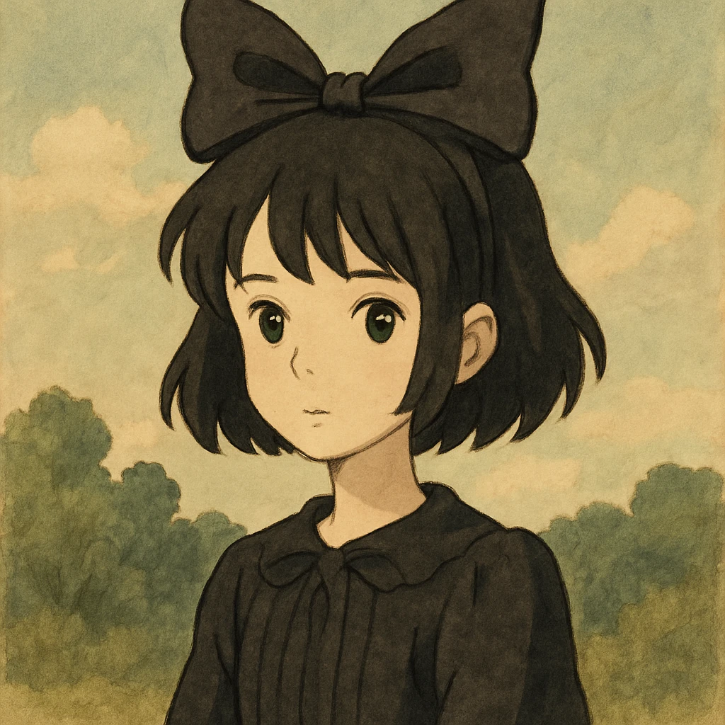 gothic bow emoji