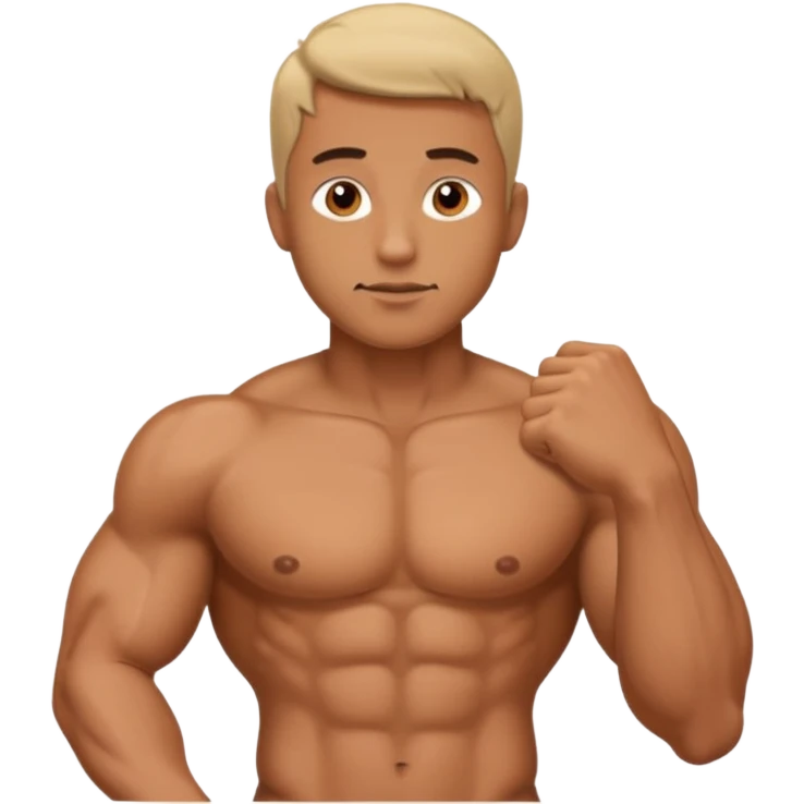 Naked man whit big penis emoji