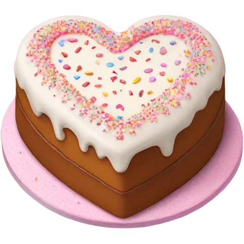 Baking heart emoji