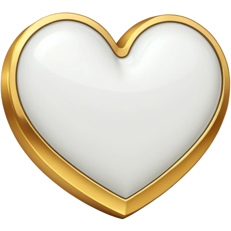 heart fully repaired sealed with gold no visible cracks emoji