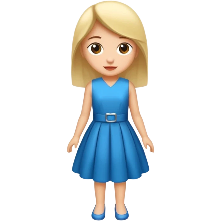 Uzun bir elbise emoji