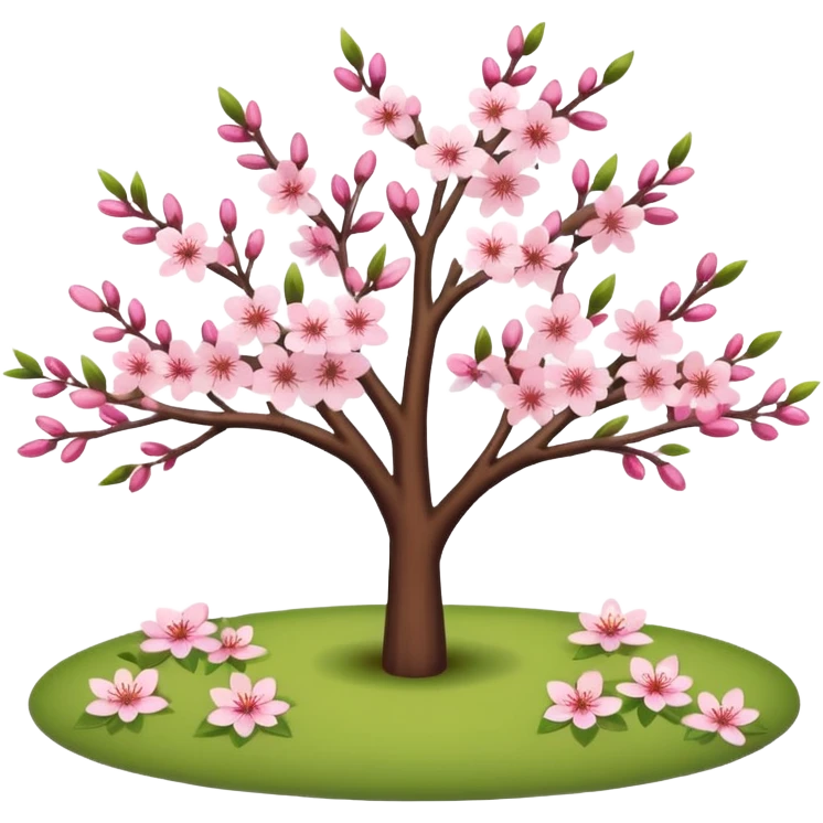 spring park with cherry blossoms emoji