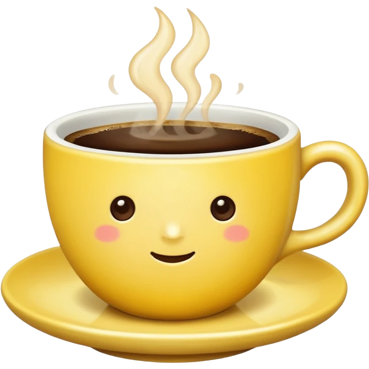 light lemon cup of coffee emoji