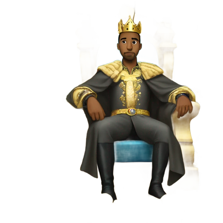 King with cash emoji