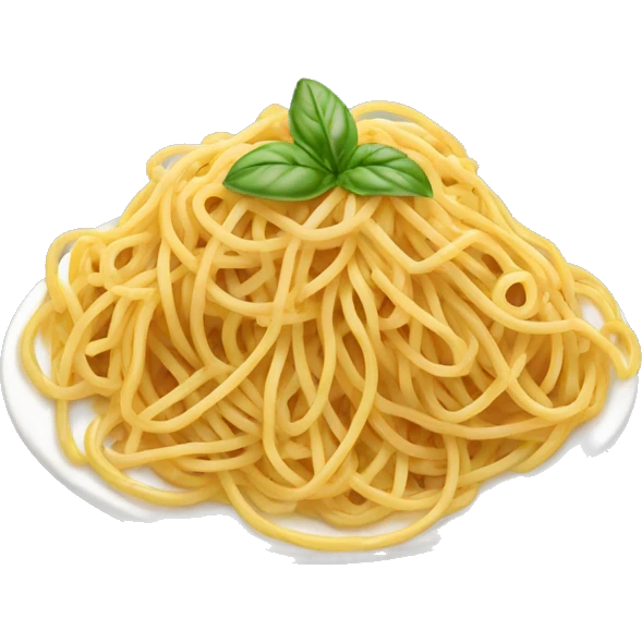 Spaghetti aglio olio emoji