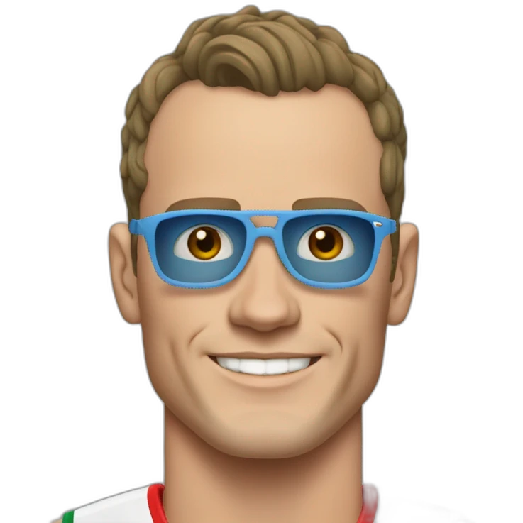 Jonathan Toews as beach bum emoji