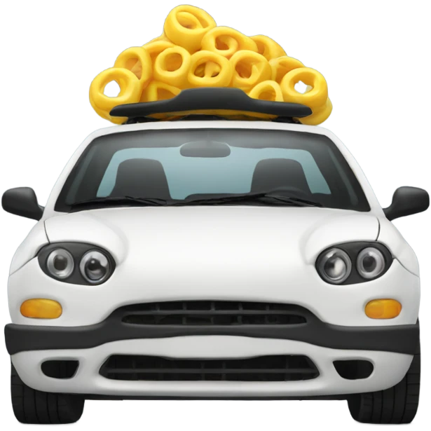 Car with big wherls emoji